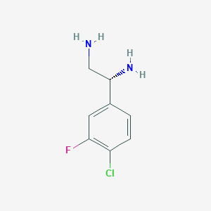 (1R)-1-(4-Chloro-3-fluorophenyl)ethane-1,2-diamine