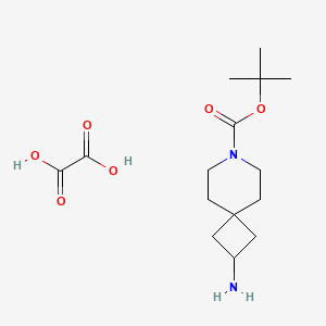 molecular formula C15H26N2O6 B13045405 Tert-Butyl2-Amino-7-Azaspiro[3.5]Nonane-7-Carboxylate Oxalate 