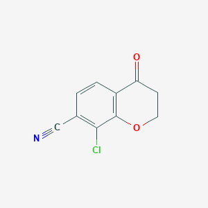 8-Chloro-4-oxochromane-7-carbonitrile