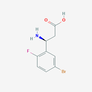 (S)-3-Amino-3-(5-bromo-2-fluorophenyl)propanoicacidhcl