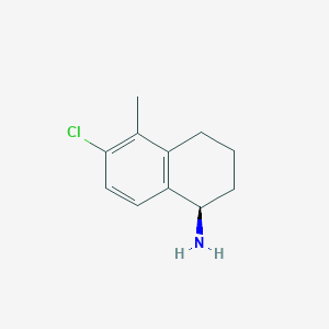 (R)-6-Chloro-5-methyl-1,2,3,4-tetrahydronaphthalen-1-amine