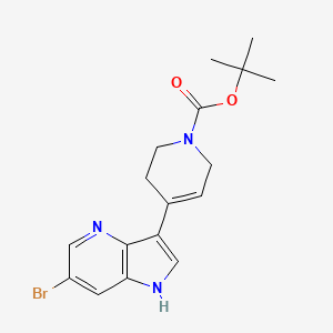 Tert-butyl 4-(6-bromo-1H-pyrrolo[3,2-B]pyridin-3-YL)-3,6-dihydropyridine-1(2H)-carboxylate