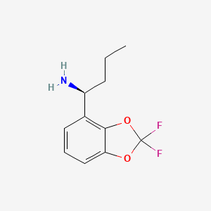 (S)-1-(2,2-Difluorobenzo[D][1,3]dioxol-4-YL)butan-1-amine