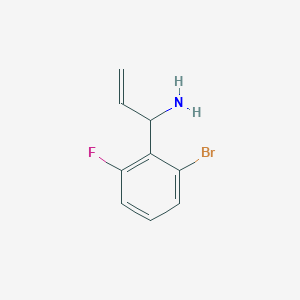 1-(2-Bromo-6-fluorophenyl)prop-2-EN-1-amine