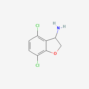 (R)-4,7-Dichloro-2,3-dihydrobenzofuran-3-amine