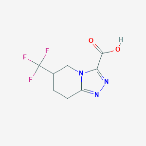 6-(Trifluoromethyl)-5,6,7,8-tetrahydro-[1,2,4]triazolo[4,3-A]pyridine-3-carboxylic acid