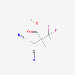 Methyl 2-(dicyanomethyl)-3,3,3-trifluoro-2-methylpropanoate