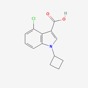 4-Chloro-1-cyclobutyl-1H-indole-3-carboxylic acid