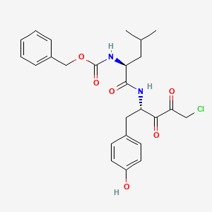 molecular formula C25H29ClN2O6 B13045788 Cbz-Leu-Tyr-AcCl 