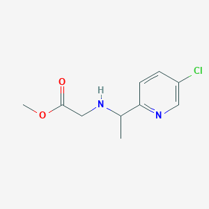 Methyl (1-(5-chloropyridin-2-YL)ethyl)glycinate