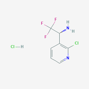 (R)-1-(2-Chloropyridin-3-YL)-2,2,2-trifluoroethan-1-amine hcl