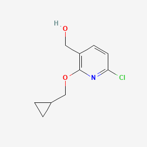 (6-Chloro-2-(cyclopropylmethoxy)pyridin-3-YL)methanol