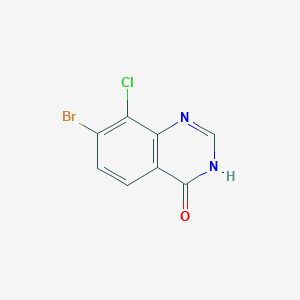 7-Bromo-8-chloroquinazolin-4(3H)-one