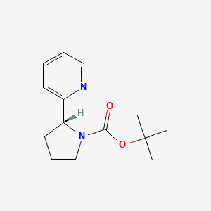 molecular formula C14H20N2O2 B13045984 Tert-butyl (R)-2-(pyridin-2-YL)pyrrolidine-1-carboxylate 