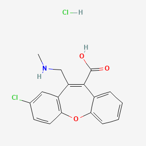 2-chloro-11-((MethylaMino)Methyl)dibenzo[b,f]oxepine-10-carboxylic acid (Hydrochloride)