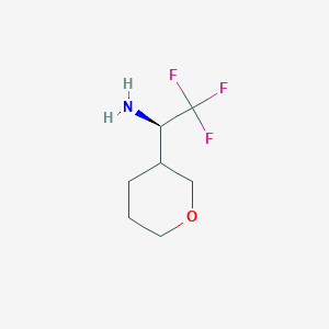 (1R)-2,2,2-Trifluoro-1-(tetrahydro-2H-pyran-3-YL)ethan-1-amine