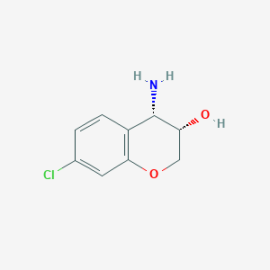 (3S,4S)-4-Amino-7-chlorochroman-3-OL