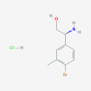 (R)-2-Amino-2-(4-bromo-3-methylphenyl)ethan-1-OL hcl