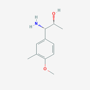 (1S,2R)-1-Amino-1-(4-methoxy-3-methylphenyl)propan-2-OL