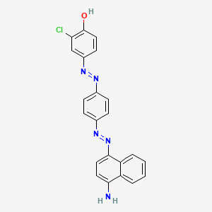 4-[4-(4-Amino-naphthalen-1-ylazo)-phenylazo]-2-chloro-phenol