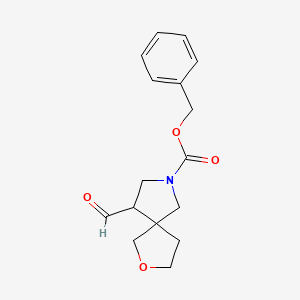 Benzyl 9-formyl-2-oxa-7-azaspiro[4.4]nonane-7-carboxylate