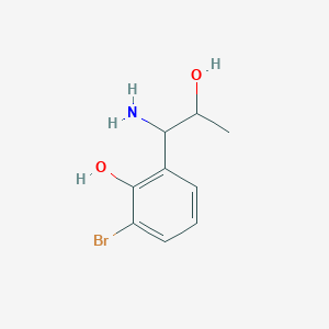 2-(1-Amino-2-hydroxypropyl)-6-bromophenol