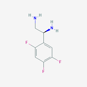 (1S)-1-(2,4,5-Trifluorophenyl)ethane-1,2-diamine