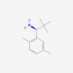 (S)-1-(2,5-Dimethylphenyl)-2,2-dimethylpropan-1-amine