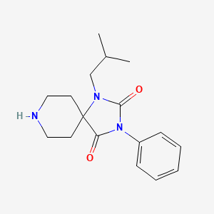 1-Isobutyl-3-phenyl-1,3,8-triazaspiro[4.5]decane-2,4-dione