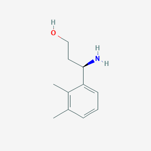 (3R)-3-amino-3-(2,3-dimethylphenyl)propan-1-ol