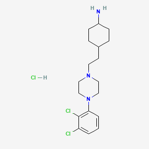 (1R,4R)-4-(2-(4-(2,3-Dichlorophenyl)piperazin-1-yl)ethyl)cyclohexanamine Hydrochloride