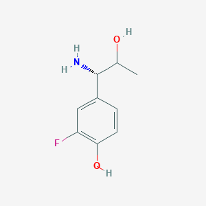 4-((1S)-1-Amino-2-hydroxypropyl)-2-fluorophenol