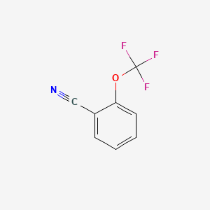 molecular formula C8H4F3NO B1304637 2-(三氟甲氧基)苯甲腈 CAS No. 63968-85-4