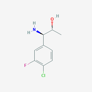 (1R,2R)-1-Amino-1-(4-chloro-3-fluorophenyl)propan-2-OL