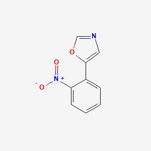 molecular formula C9H6N2O3 B1304642 5-(2-硝基苯基)噁唑 CAS No. 89808-75-3