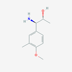 (1R,2R)-1-Amino-1-(4-methoxy-3-methylphenyl)propan-2-OL