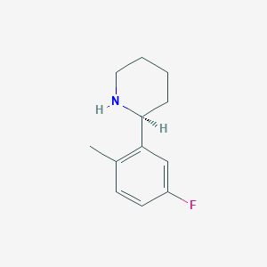 (S)-2-(5-Fluoro-2-methylphenyl)piperidine