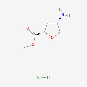 (2S,4S)-Methyl 4-aminotetrahydrofuran-2-carboxylate hydrochloride