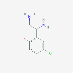 1-(5-Chloro-2-fluorophenyl)ethane-1,2-diamine