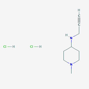 1-Methyl-N-(prop-2-YN-1-YL)piperidin-4-amine hcl