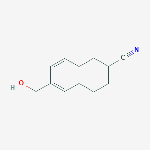 6-(Hydroxymethyl)-1,2,3,4-tetrahydronaphthalene-2-carbonitrile