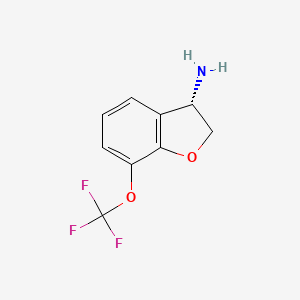 (3S)-7-(Trifluoromethoxy)-2,3-dihydrobenzo[B]furan-3-ylamine