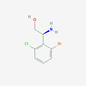 (S)-2-Amino-2-(2-bromo-6-chlorophenyl)ethan-1-OL