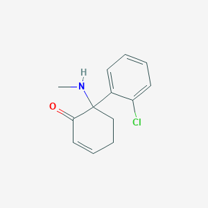 B130465 6-(2-Chlorophenyl)-6-(methylamino)-2-cyclohexen-1-one CAS No. 79499-56-2