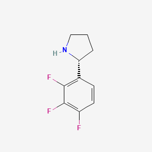 (2R)-2-(2,3,4-Trifluorophenyl)pyrrolidine