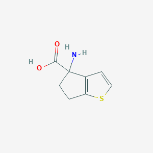 4-Amino-5,6-dihydro-4H-cyclopenta[B]thiophene-4-carboxylic acid