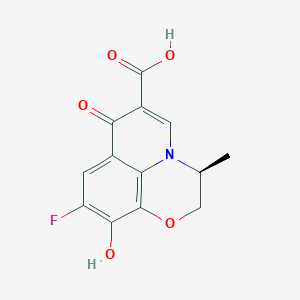 molecular formula C13H10FNO5 B13046728 Levofloxacin impurity 19 