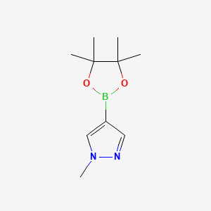 molecular formula C10H17BN2O2 B1304673 1-甲基-4-(4,4,5,5-四甲基-1,3,2-二氧杂硼环-2-基)-1H-吡唑 CAS No. 761446-44-0