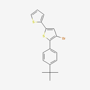 4-Bromo-5-(4-(tert-butyl)phenyl)-2,2'-bithiophene