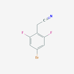 B130468 2-(4-Bromo-2,6-difluorophenyl)acetonitrile CAS No. 537033-52-6